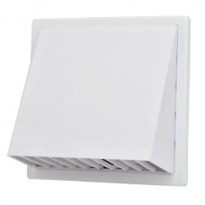 Περσίδα Εξαερισμού Φ100 με Κλαπέ 500192/WH